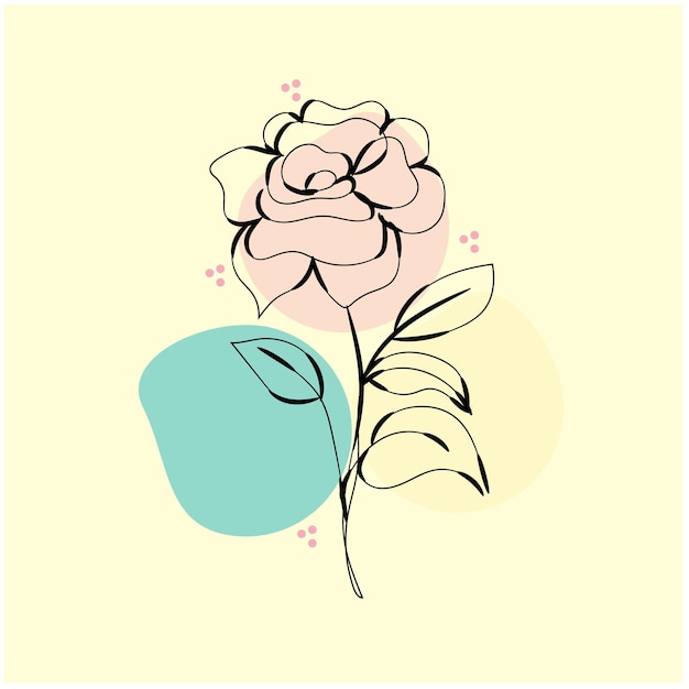 Flores Line Art