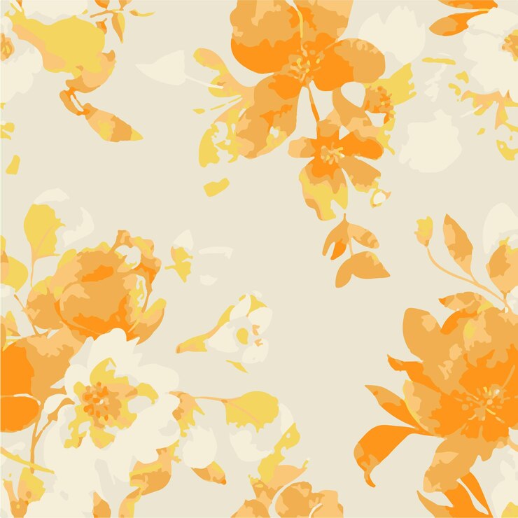 Flores de naranja estilo acuarela
