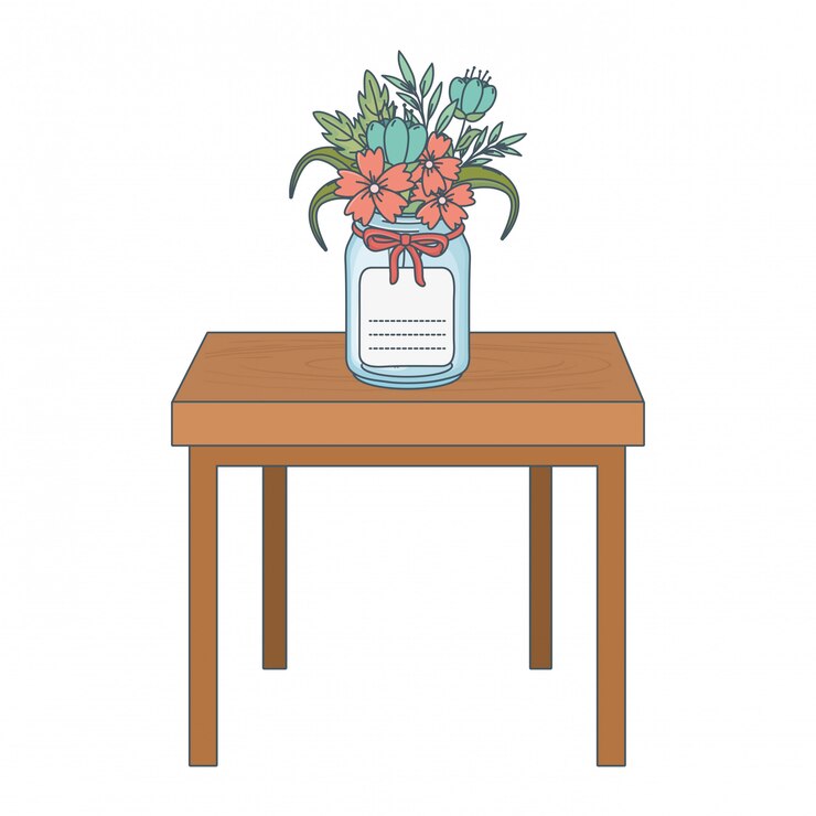 Vector flores de naturaleza floral dibujos animados
