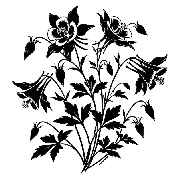 Flores de primavera en paquete SVG