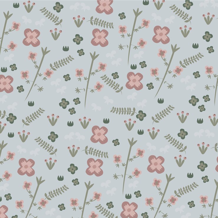 Flores de primavera en pastel