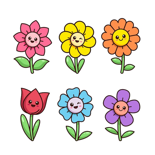 Flores ramas hojas y corazones patrón sin costuras fondo vectorial simple ilustración linda