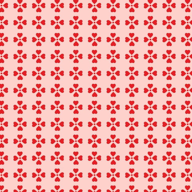 flores rojas sobre un fondo rosado