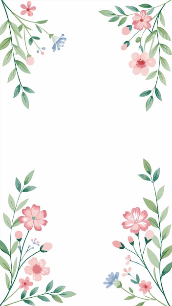 flores rosadas con fondo blanco