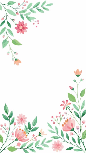 flores rosadas sobre un fondo blanco