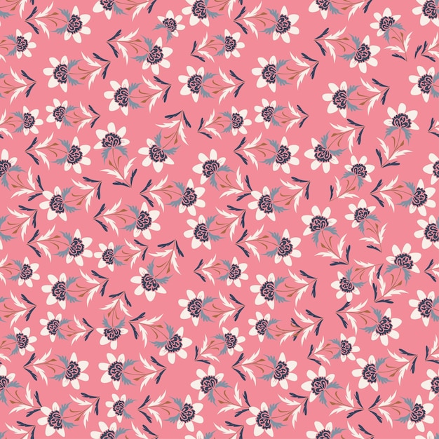 flores rosadas sobre un fondo rosa