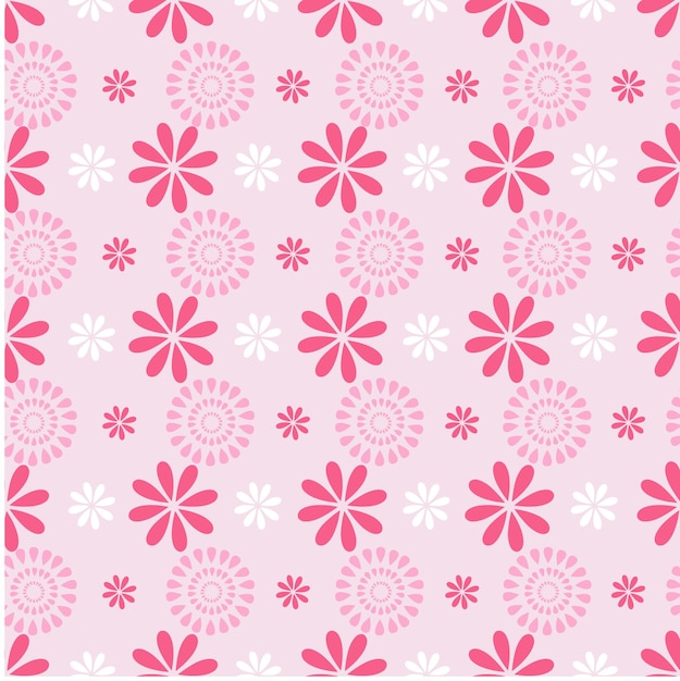 flores rosadas sobre un fondo rosa