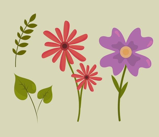 flores y tallo