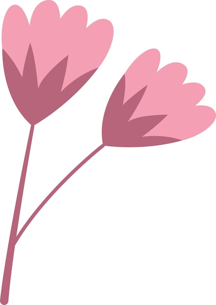 Flores en tallo