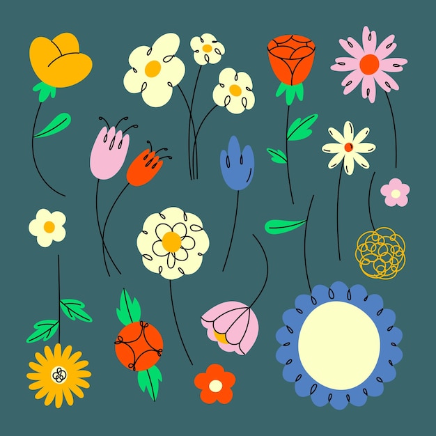 Flores también.
