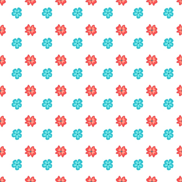 Las flores tan lindas y pequeñas crecen en el follaje fino
