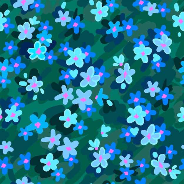 Flores de textura vectorial