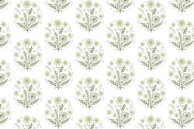 Flores tropicales arte grabado con tinta patrón sin costuras sobre fondo negro textura de impresión de papel tapiz de tela