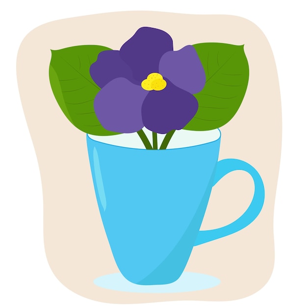flores en un vaso