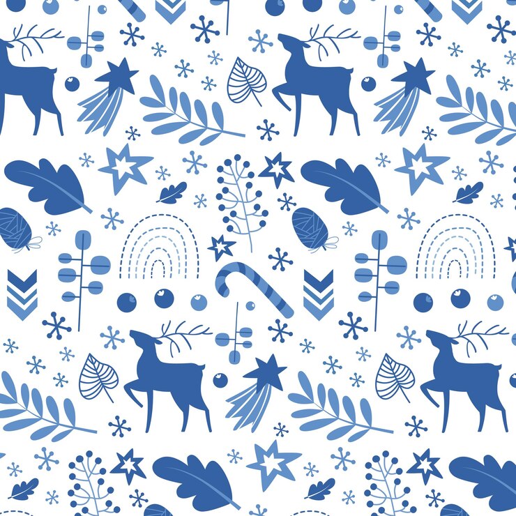 Flores de vector de primavera en estilo simple