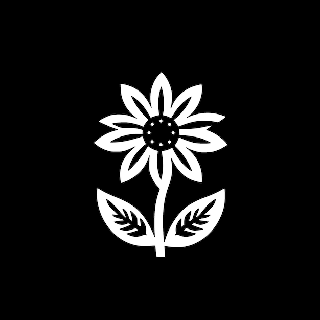 Vector flower logotipo vectorial de alta calidad ilustración vectorial ideal para el gráfico de camiseta