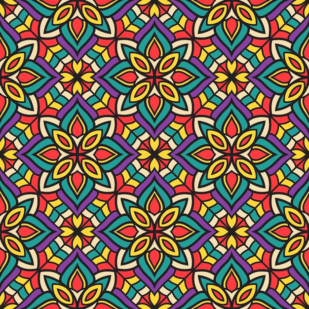 Flower Retro Groovy Hippie Patterns, distorsión de patrón sin costuras en color lila Very Pery.