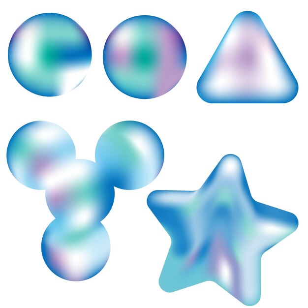 Fluid Bubble Vector para negocios y productos premium