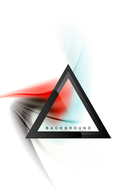 Fluido giratorio que fluye colores efecto de movimiento holográfico fondo abstracto Ilustración vectorial