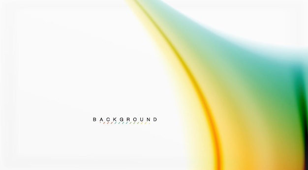 Fluido de remolino que fluye colores efecto de movimiento holográfico fondo abstracto Ilustración vectorial