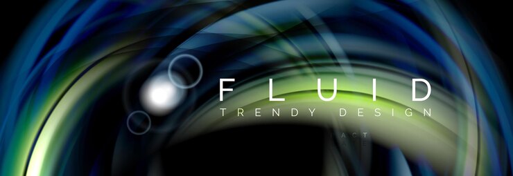 Vector fluir brillante color concepto de movimiento de moda plantilla de diseño abstracto para negocios o presentación de tecnología o papel tapiz de portada de folleto web