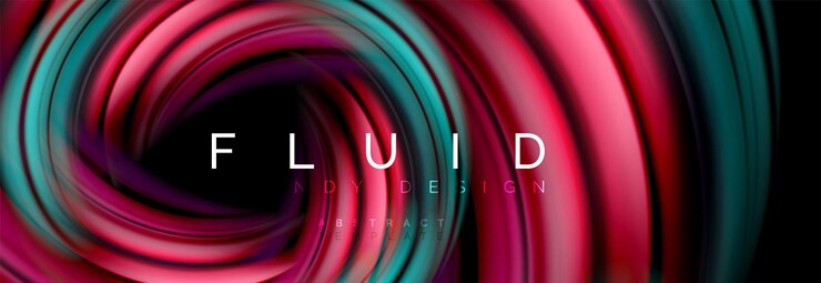 Vector fluir brillante color concepto de movimiento de moda plantilla de diseño abstracto para negocios o presentación de tecnología o papel tapiz de portada de folleto web
