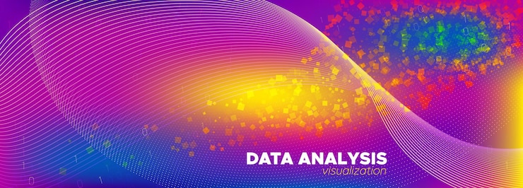 Vector flujo de partículas de big data en movimiento de onda de flujo