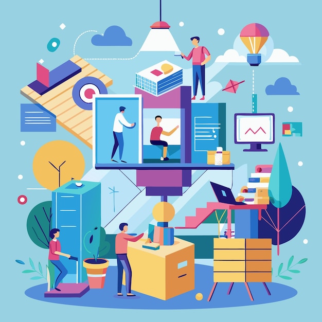 Flujo de trabajo colaborativo y gestión de proyectos que elevan la eficiencia del equipo en un espacio de trabajo digital