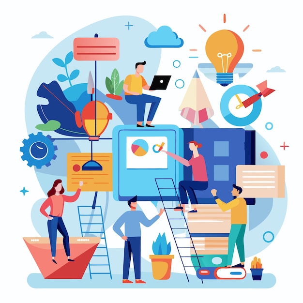 Flujo de trabajo colaborativo y gestión de proyectos que elevan la eficiencia del equipo en un espacio de trabajo digital