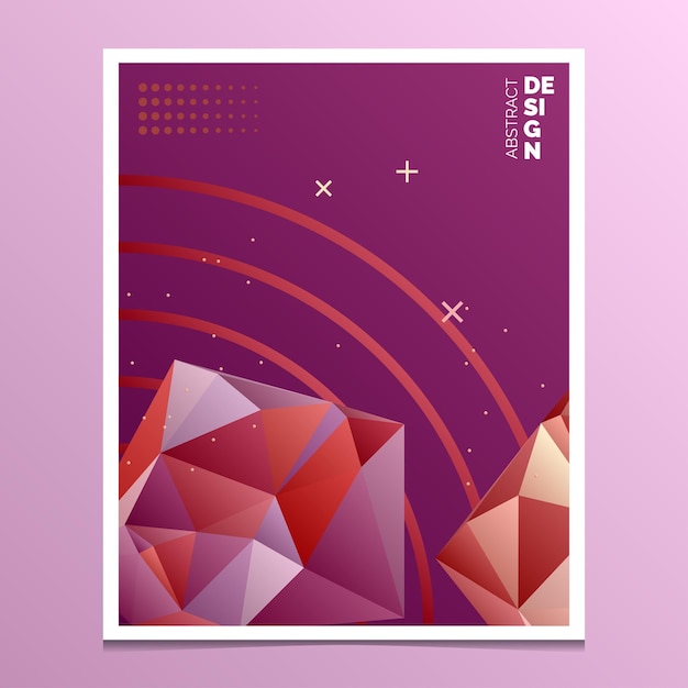 Flyer Folleto Plantillas de diseño Geométrico Triangular Abstracto Fondos modernos Tecnologías móviles Aplicaciones y servicios en línea Concepto infográfico