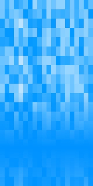 Flyer lluvia efecto mosaico brillante rectángulo de fondo azul