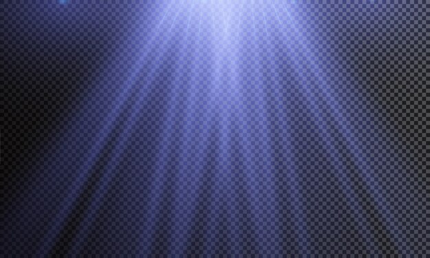 foco aislado. Efecto de luz.