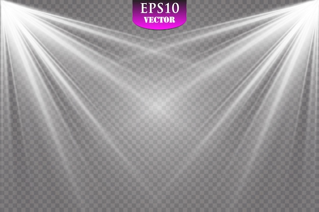 Focos. Escena. Efectos de luz.