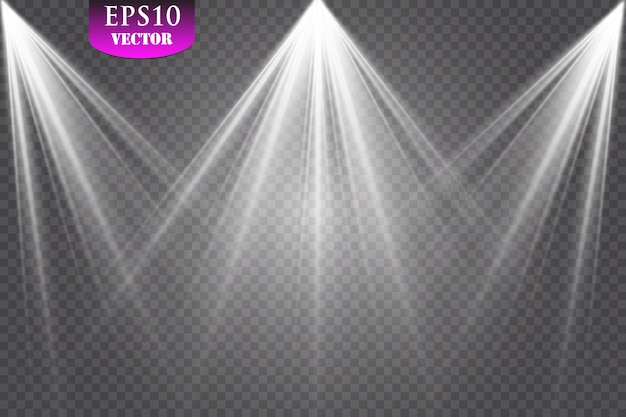 Focos. Escena. Efectos de luz.
