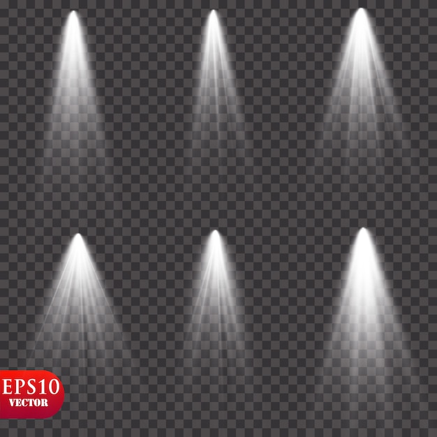 Focos. Escena. Efectos de luz.