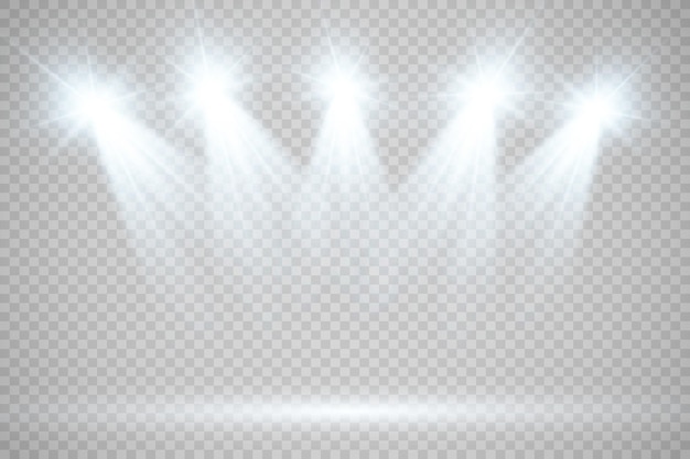 Focos realistas para iluminación.Equipos para iluminación.
