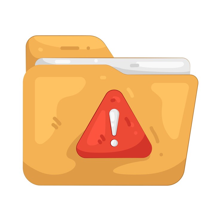 Vector folder warning