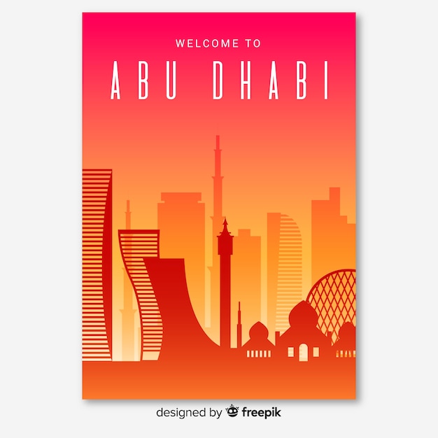 Folleto de abu dhabi