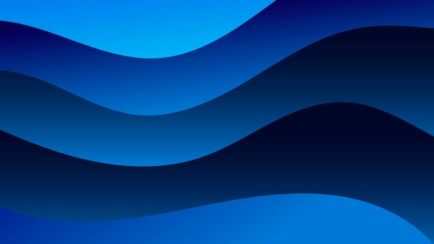 Folleto azul de arte de papel moderno. Diseño de fondo moderno. Fondo geométrico colorido. Ilustración del espacio vectorial. Estilo de corte de papel, ilustración vectorial.