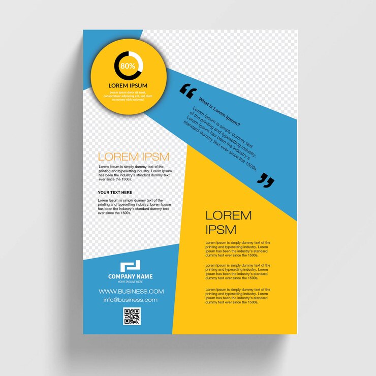 Folleto comercial multipropósito