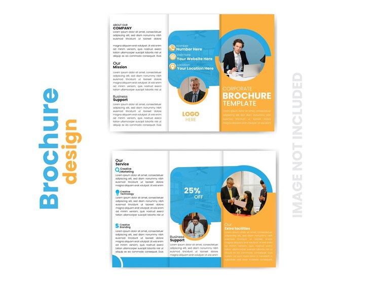 folleto comercial trifold o bifold y folleto médico profesional