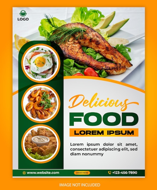 Folleto de comida