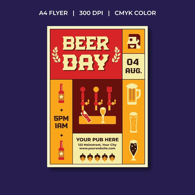 Folleto del Día Internacional de la Cerveza