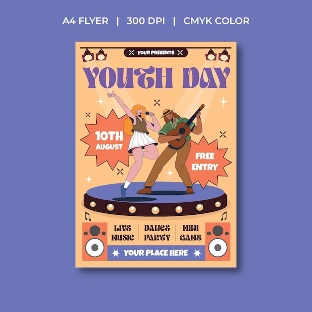 Folleto del día de la juventud