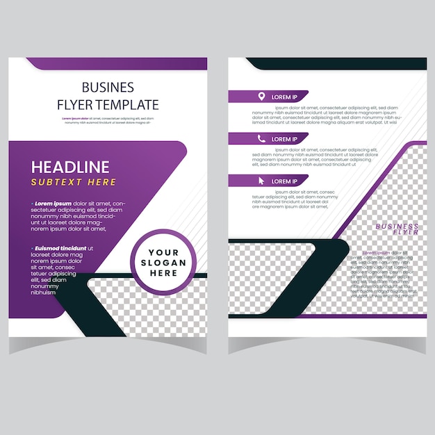 Folleto de diseño de portada de diseño moderno informe anual folleto publicitario en A4