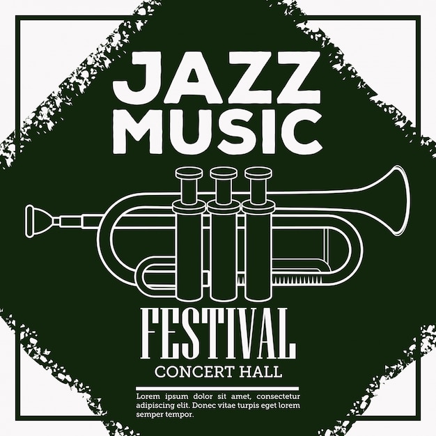 Folleto del festival musical de jazz