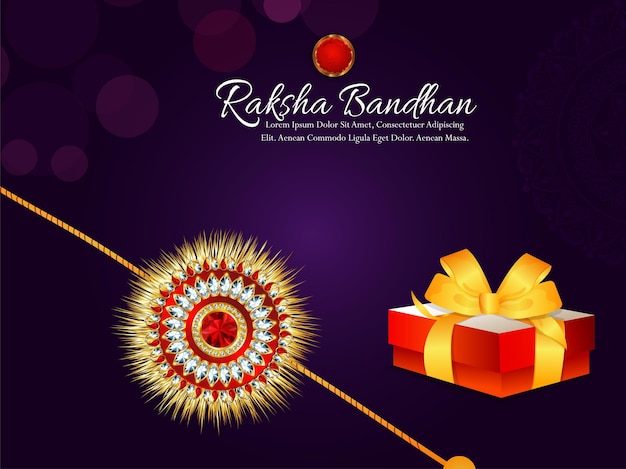 Folleto de fiesta de celebración de raksha bandhan feliz o tarjeta de felicitación