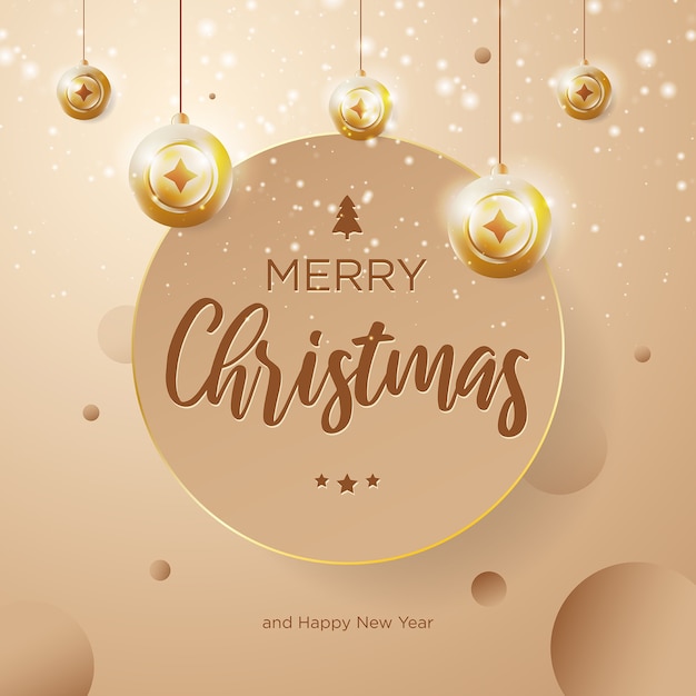 Folleto de Navidad redondeado elegante creativo