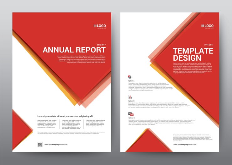 Folleto de plantilla de diseño Póster, folleto, informe anual.