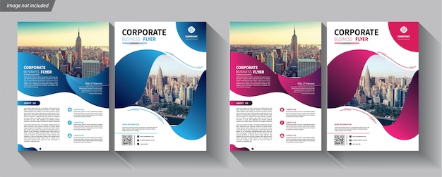 Folleto de plantilla de negocios